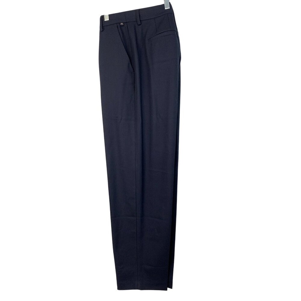 Tommy Hilfiger TH Flex Womens Navy Stretch Tapered High-Rise Pants Size 8 8752